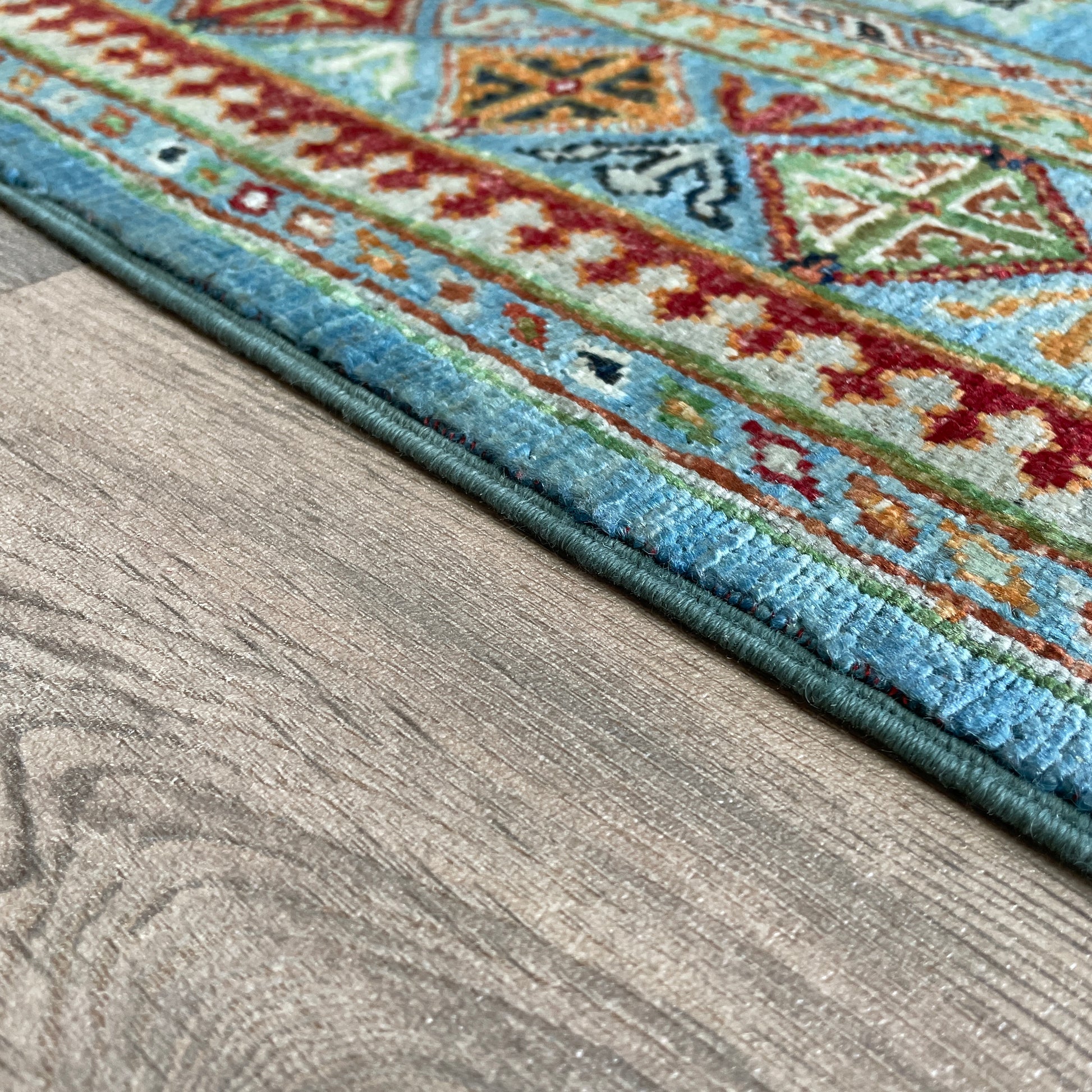 220 x 152 cm | Afghan Super Kazak Rug