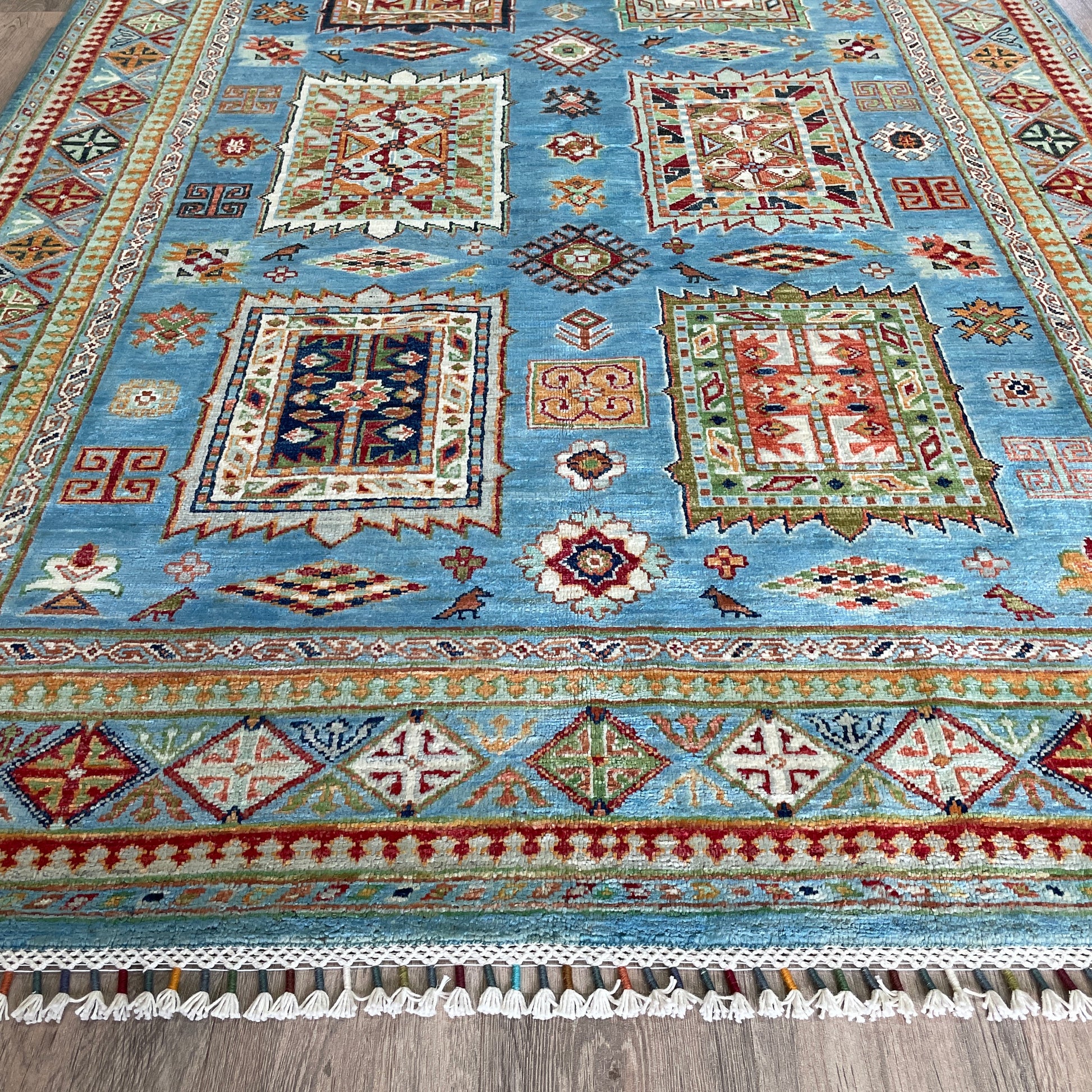 220 x 152 cm | Afghan Super Kazak Rug