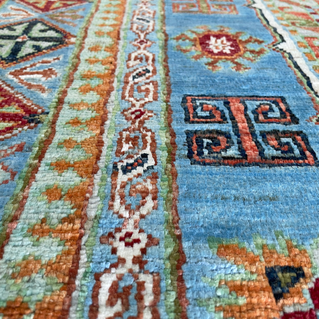220 x 152 cm | Afghan Super Kazak Rug