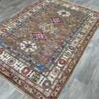 226 x 153 cm | Afghan Super Kazak Rug