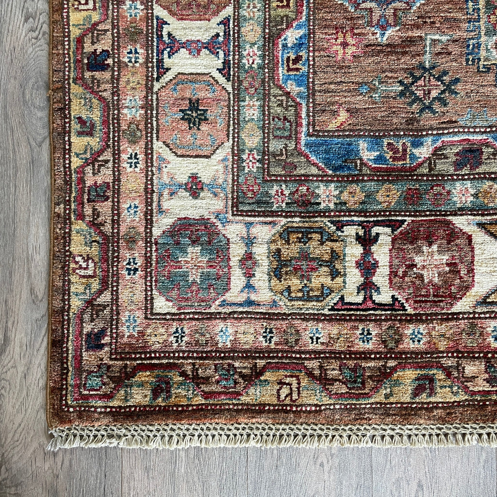 226 x 153 cm | Afghan Super Kazak Rug