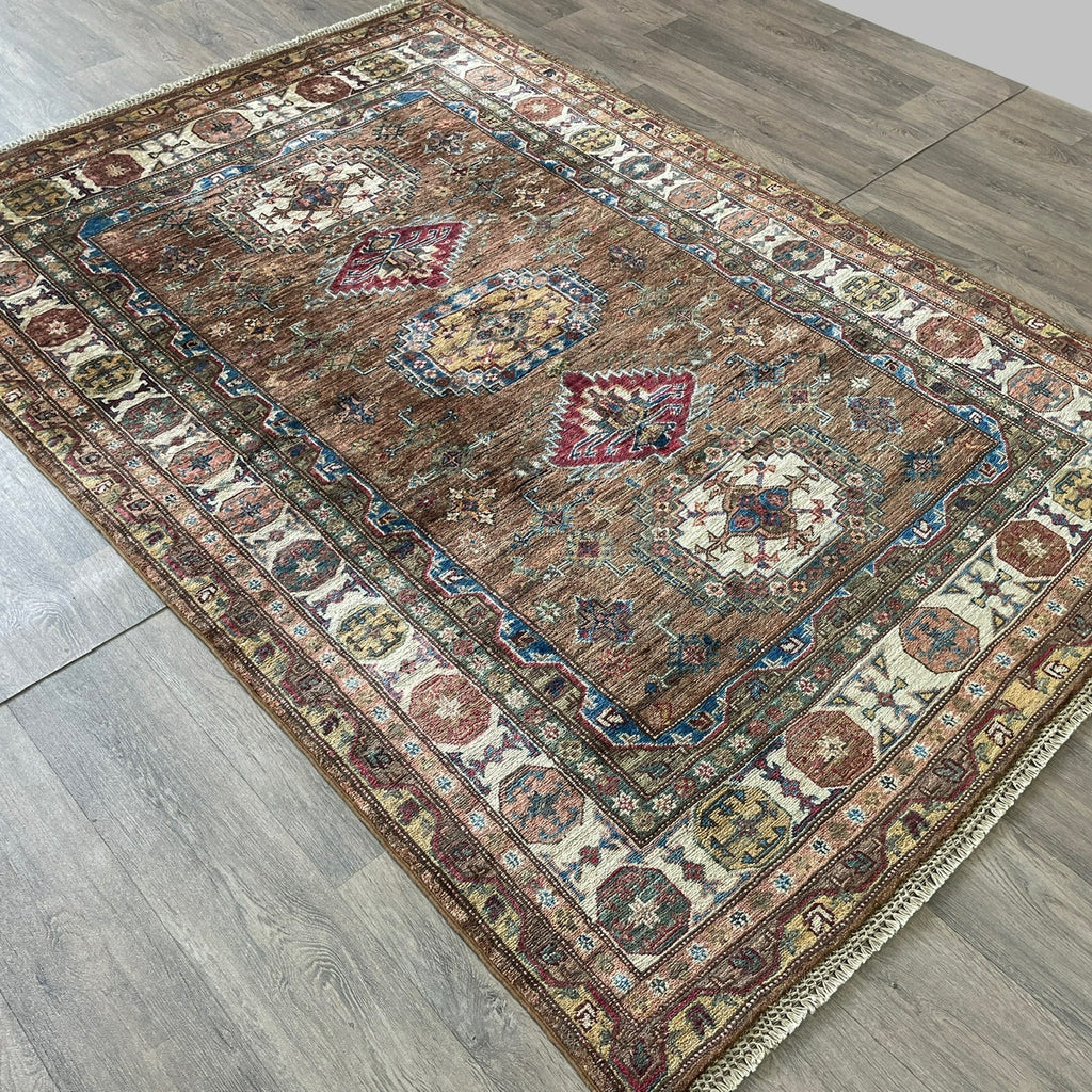 226 x 153 cm | Afghan Super Kazak Rug