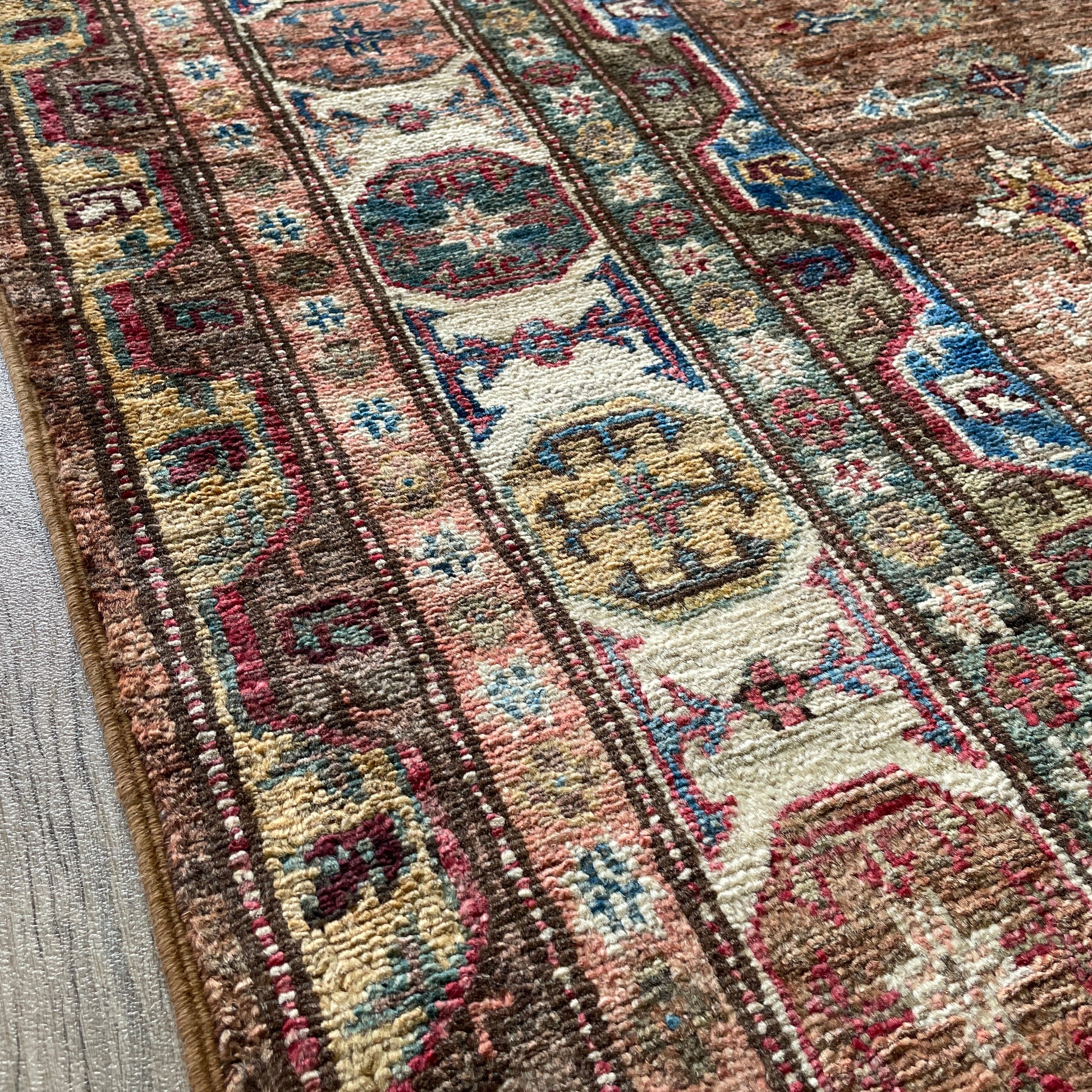 226 x 153 cm | Afghan Super Kazak Rug