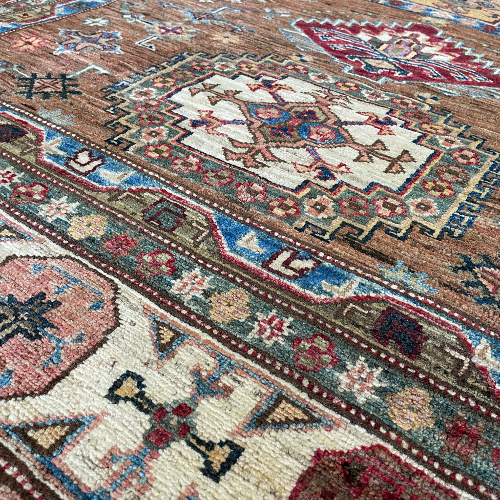 226 x 153 cm | Afghan Super Kazak Rug