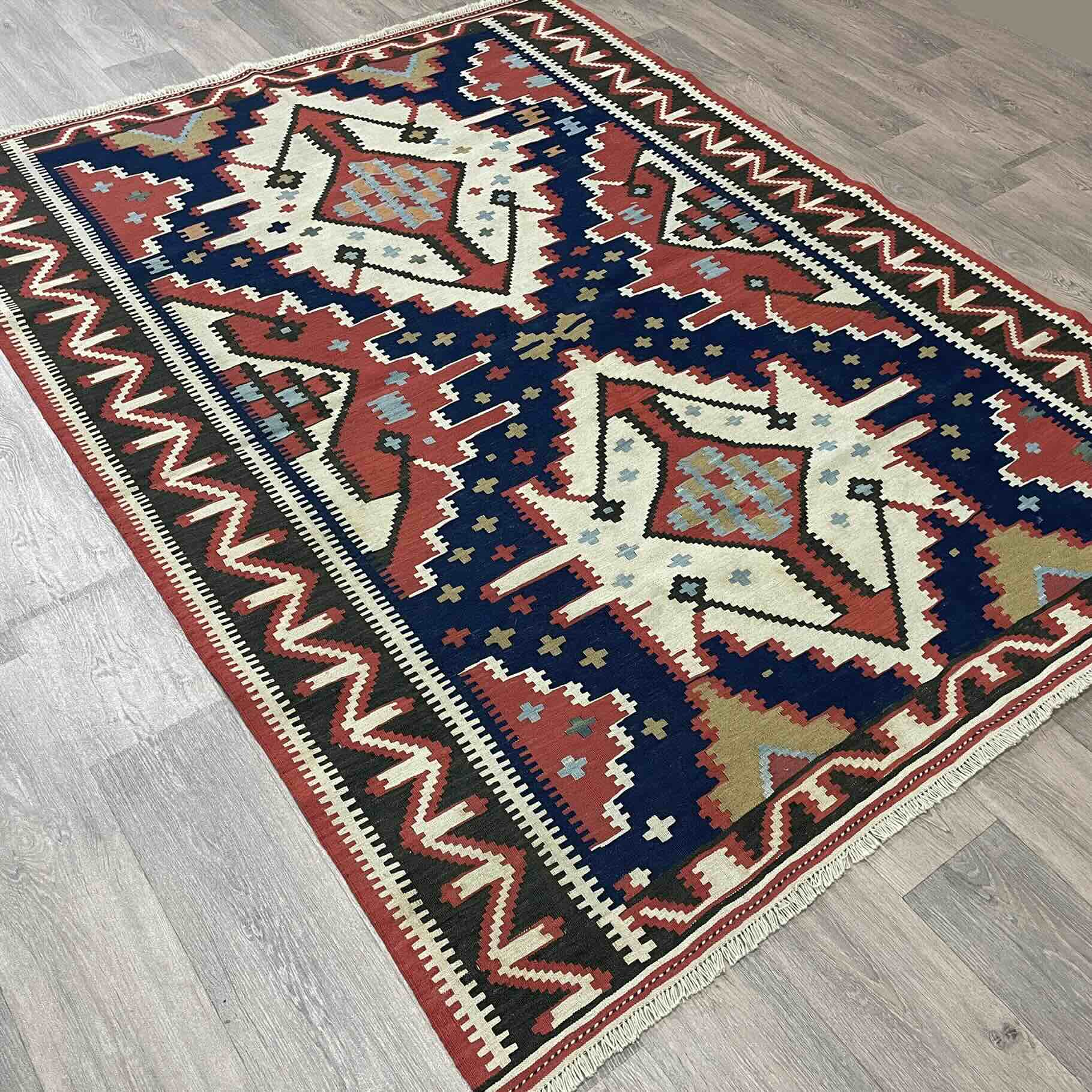 Afghan Shirvan Kilim Rug