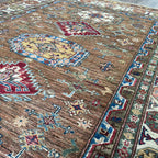 226 x 153 cm | Afghan Super Kazak Rug