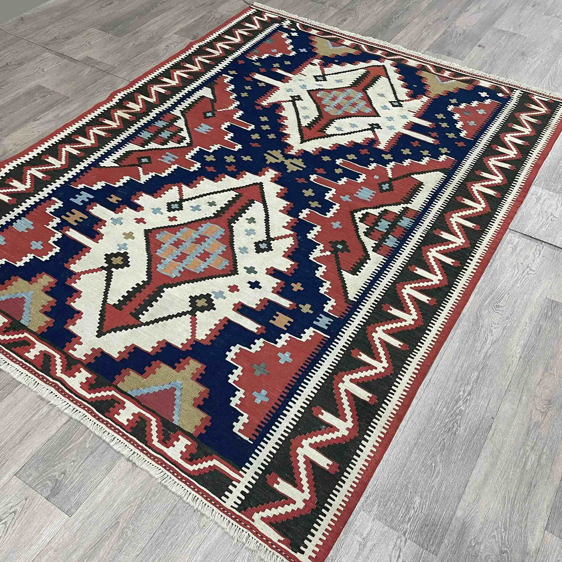 Afghan Shirvan Kilim Rug