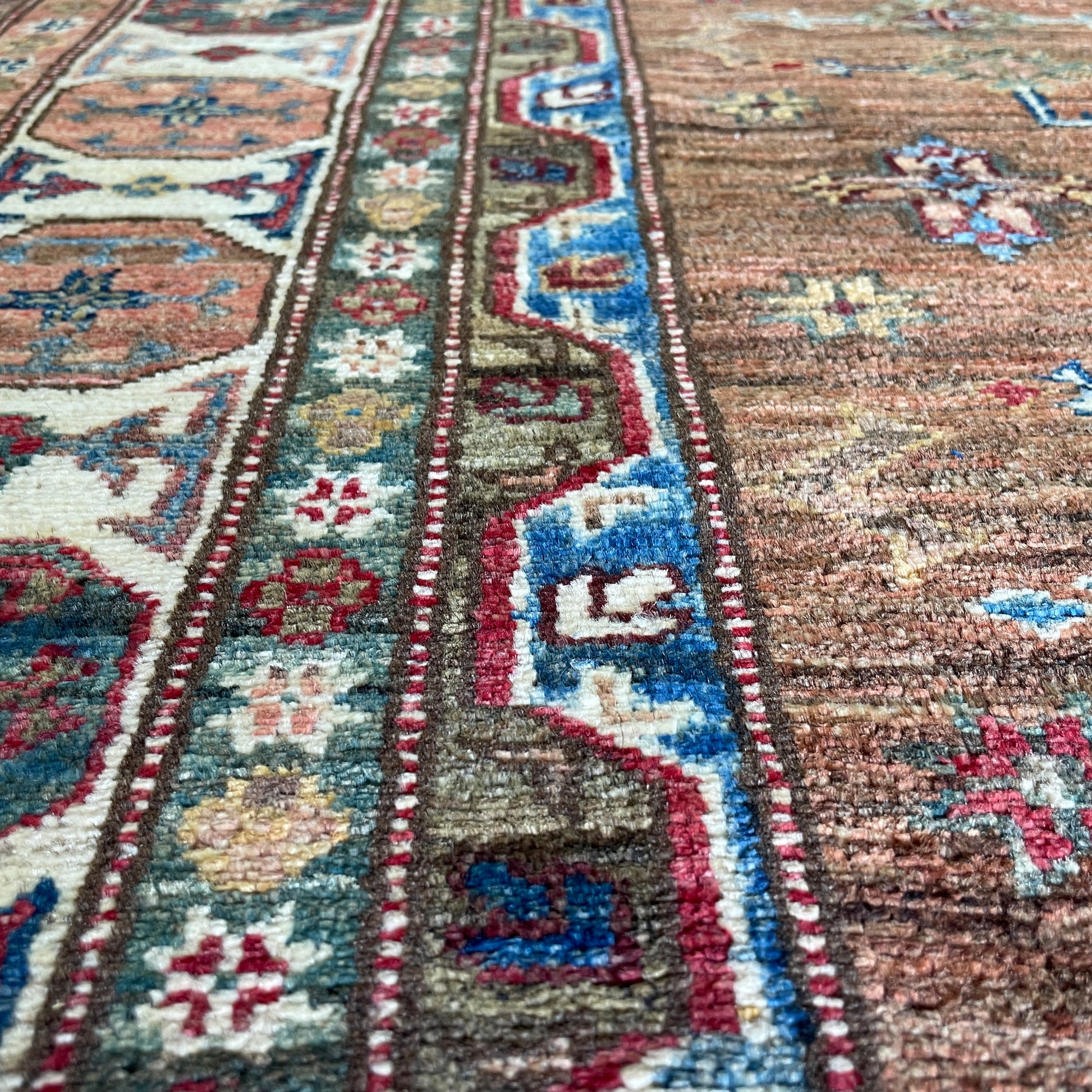 226 x 153 cm | Afghan Super Kazak Rug