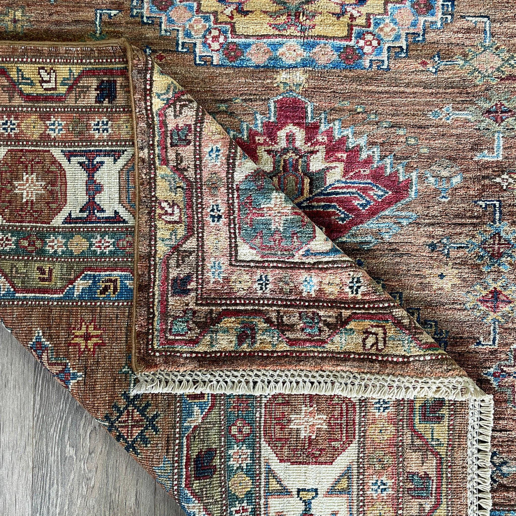 226 x 153 cm | Afghan Super Kazak Rug