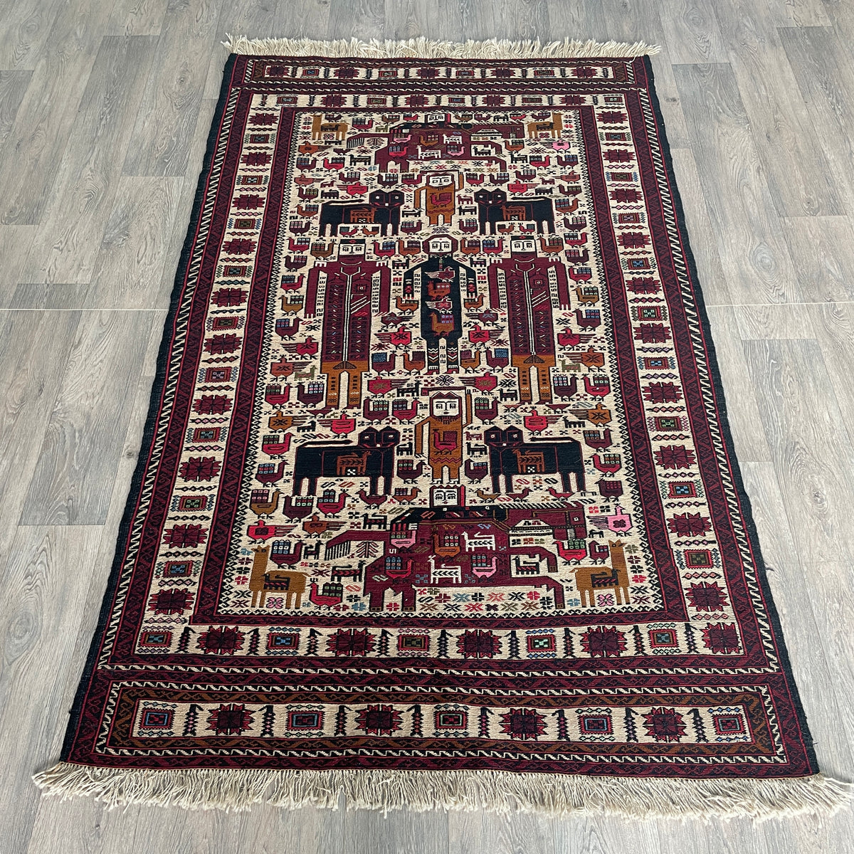 Afghan Fine Soumak Kilim Rug