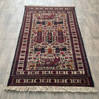 Afghan Fine Soumak Kilim Rug
