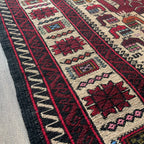 Afghan Fine Soumak Kilim Rug