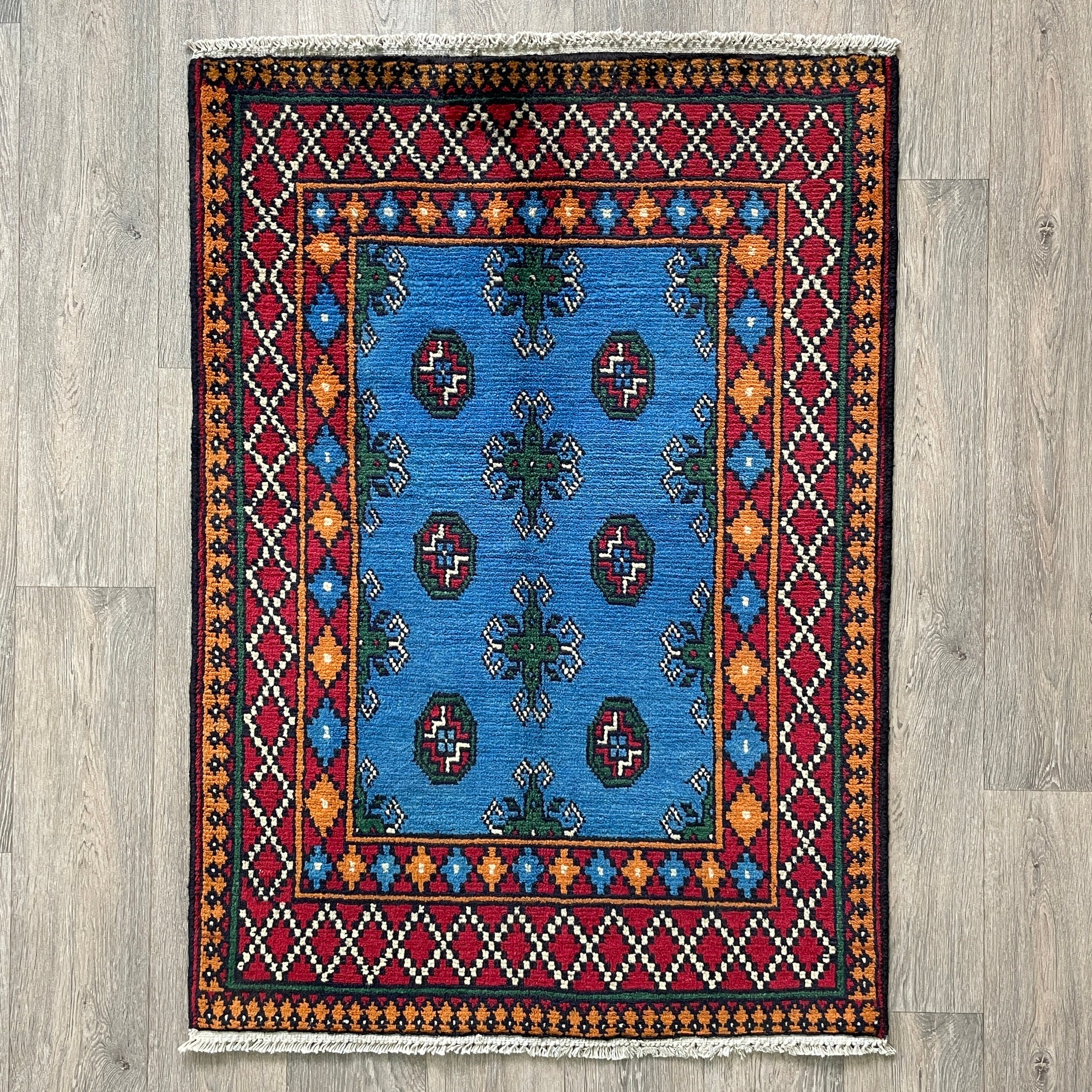 122 x 85 cm | Afghan Aqcha Rug