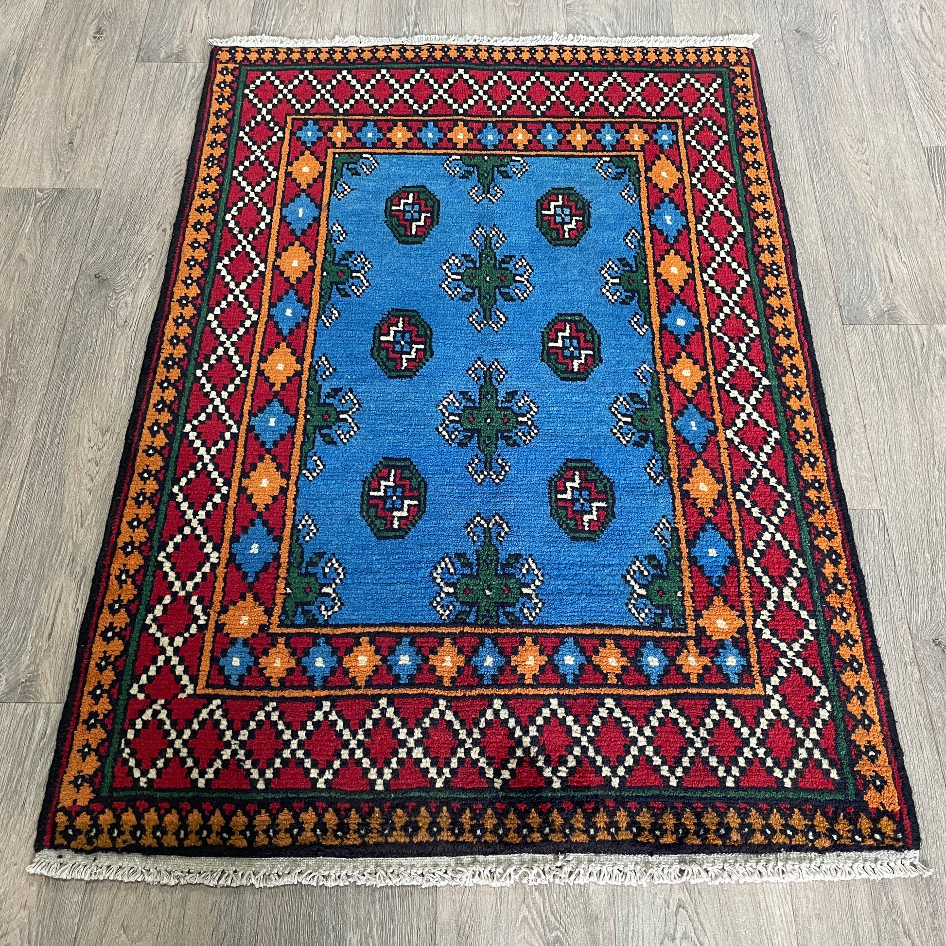 122 x 85 cm | Afghan Aqcha Rug