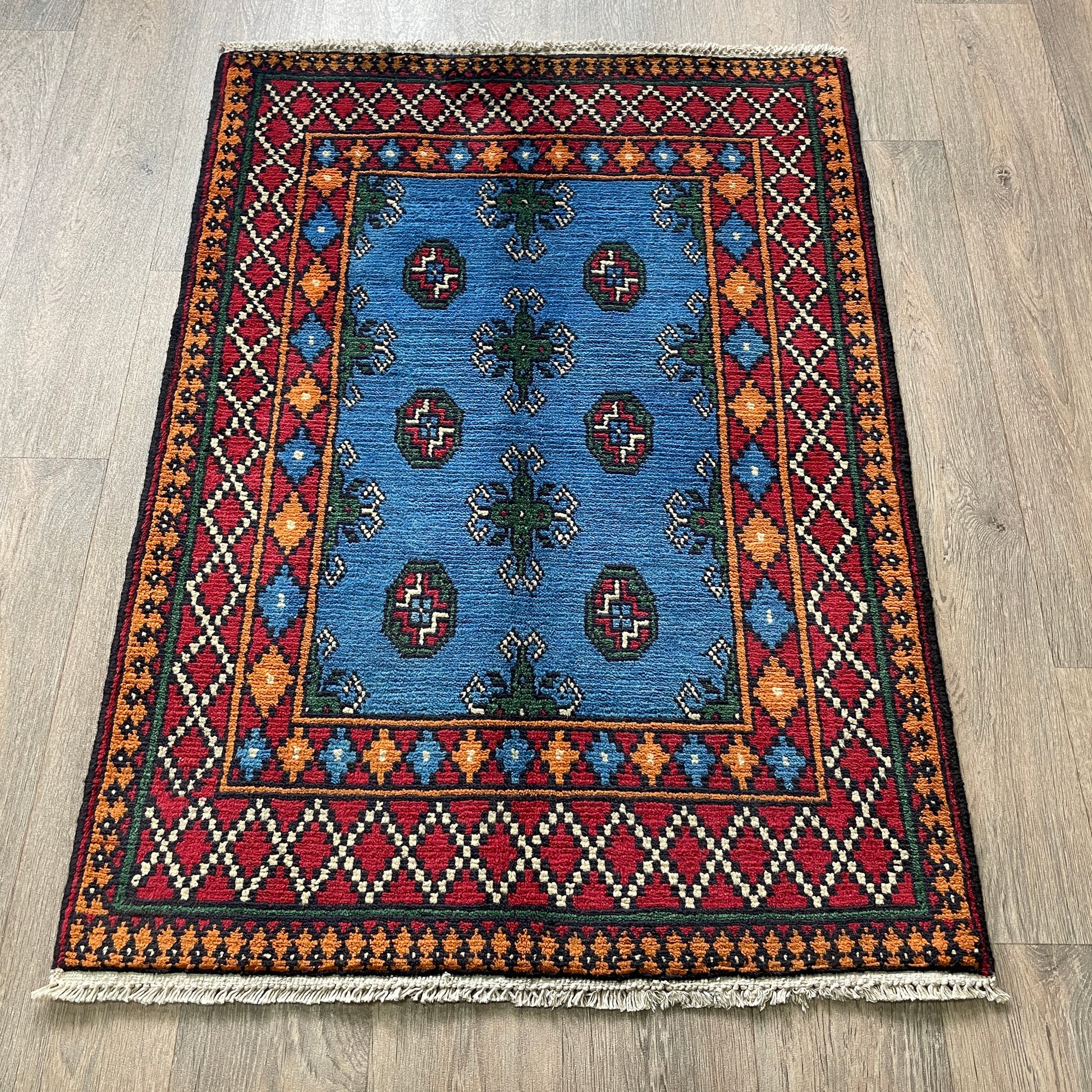 122 x 85 cm | Afghan Aqcha Rug