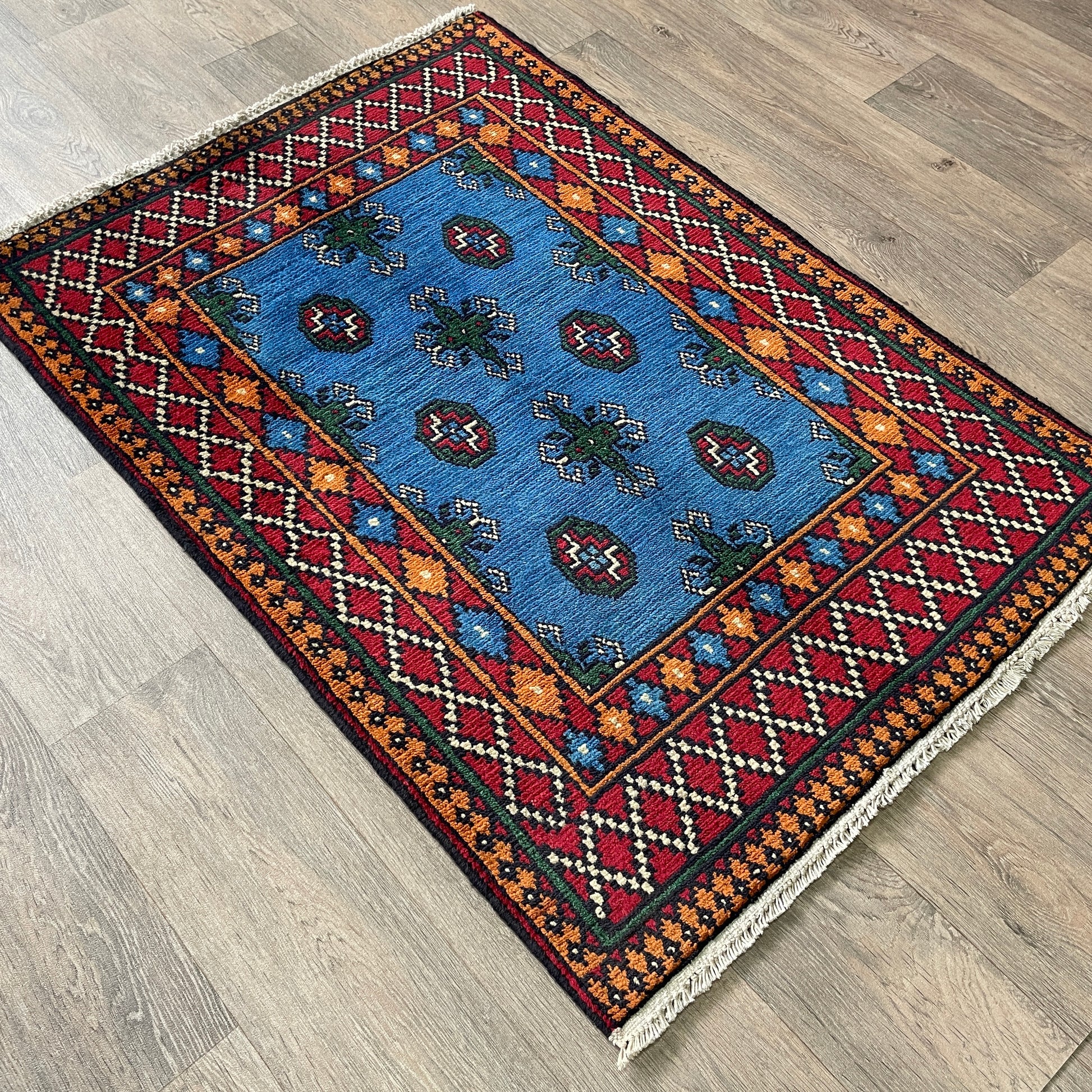 122 x 85 cm | Afghan Aqcha Rug