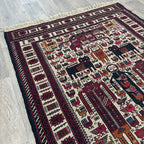 Afghan Fine Soumak Kilim Rug