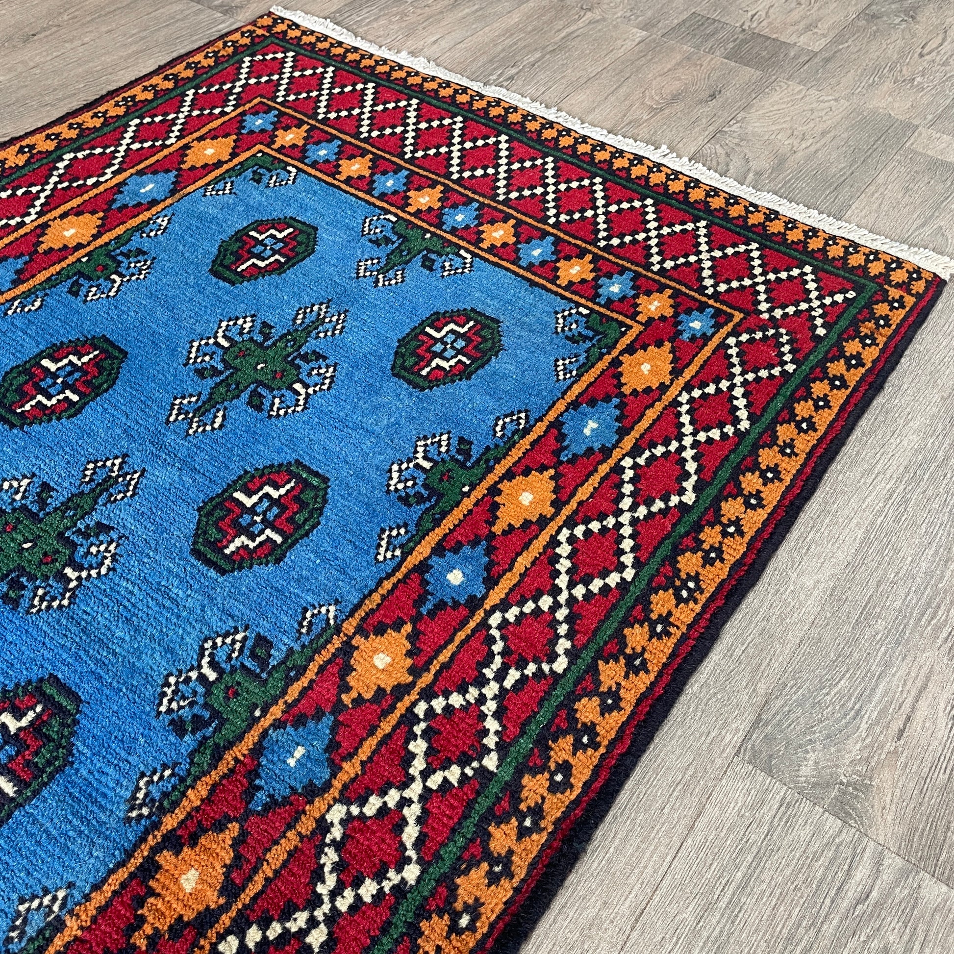 122 x 85 cm | Afghan Aqcha Rug