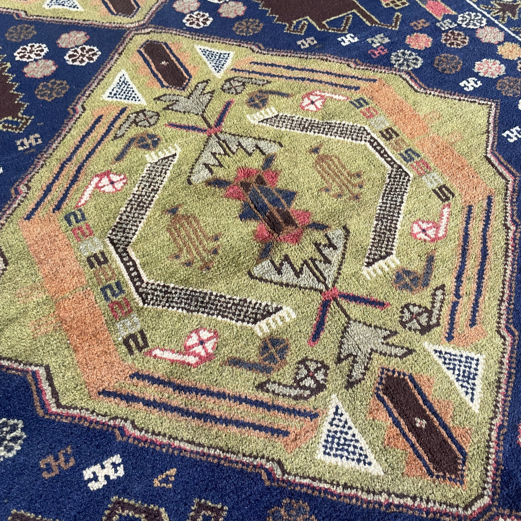 Vintage Afghan 'Sarkhat' Baluch Rug c. 1970