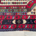 138 x 86 cm | Afghan Herati Baluch Rug (Old 1980)