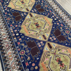 Vintage Afghan 'Sarkhat' Baluch Rug c. 1970