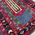 138 x 86 cm | Afghan Herati Baluch Rug (Old 1980)