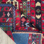 138 x 86 cm | Afghan Herati Baluch Rug (Old 1980)