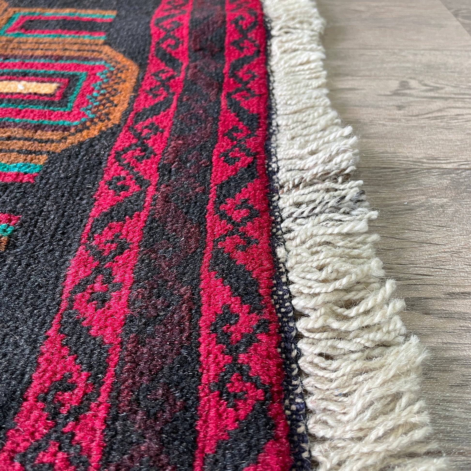 157 x 89 cm | Afghan Herati Baluch Rug (Old 1980)