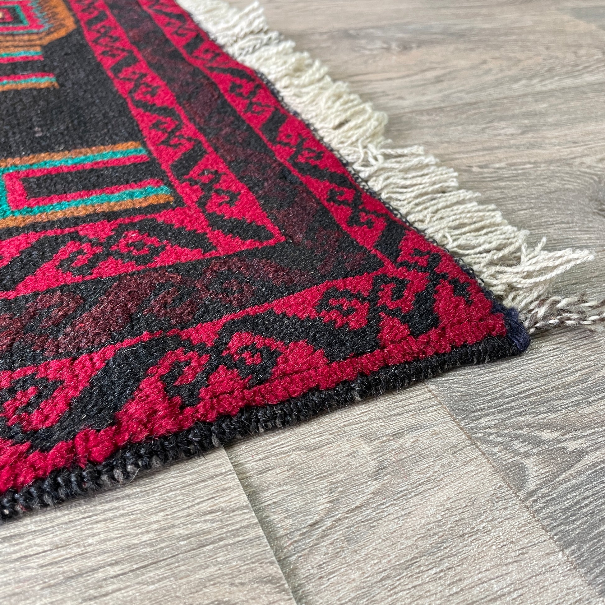 157 x 89 cm | Afghan Herati Baluch Rug (Old 1980)