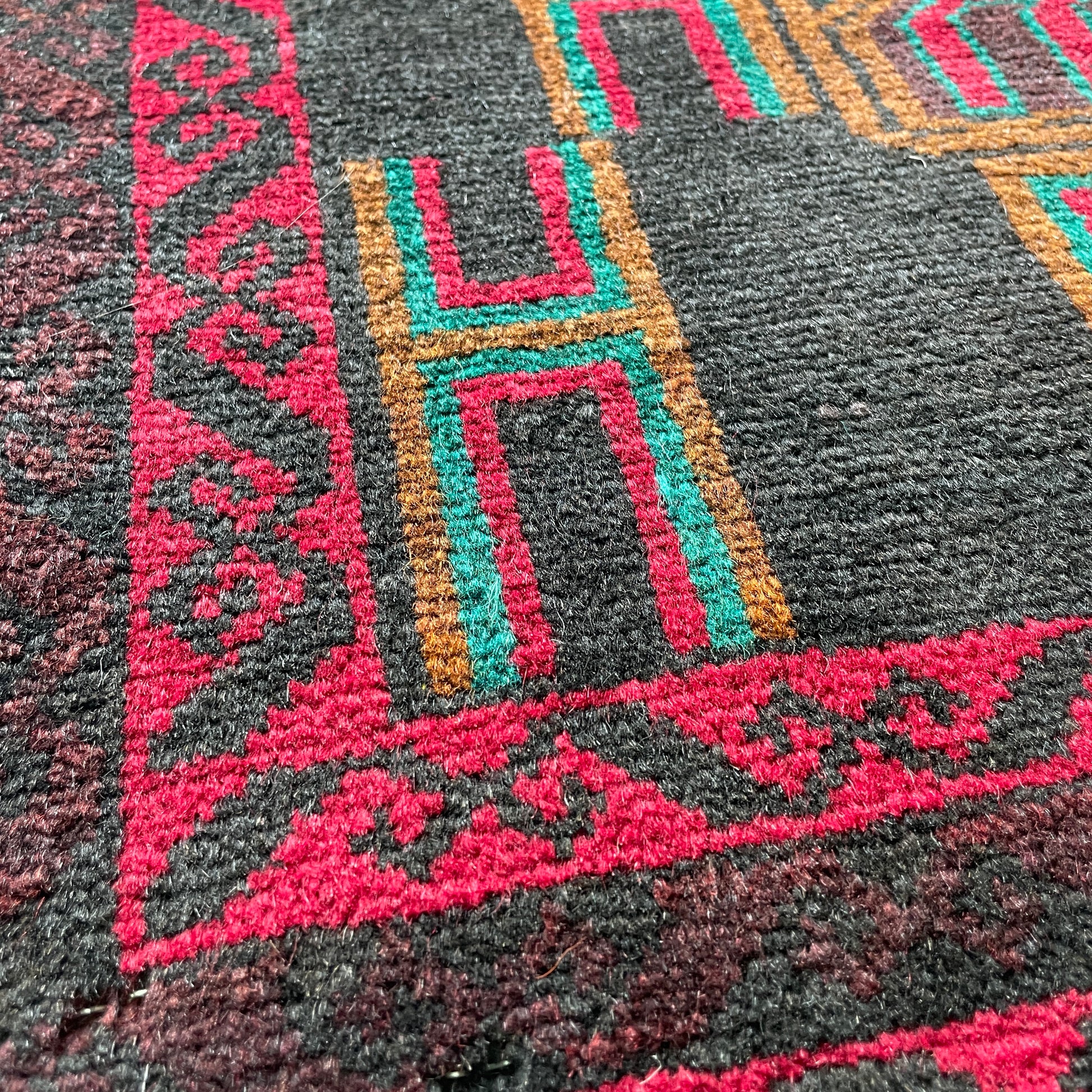 157 x 89 cm | Afghan Herati Baluch Rug (Old 1980)