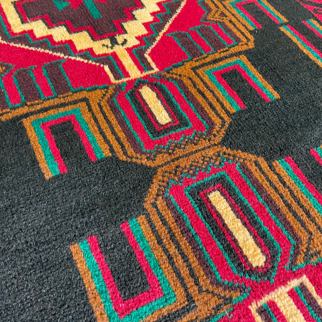157 x 89 cm | Afghan Herati Baluch Rug (Old 1980)