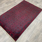 157 x 90 cm | Afghan Herati Baluch Rug (Old 1980) - Khorasan Rugs