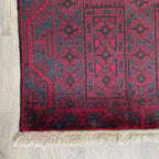 157 x 90 cm | Afghan Herati Baluch Rug (Old 1980) - Khorasan Rugs