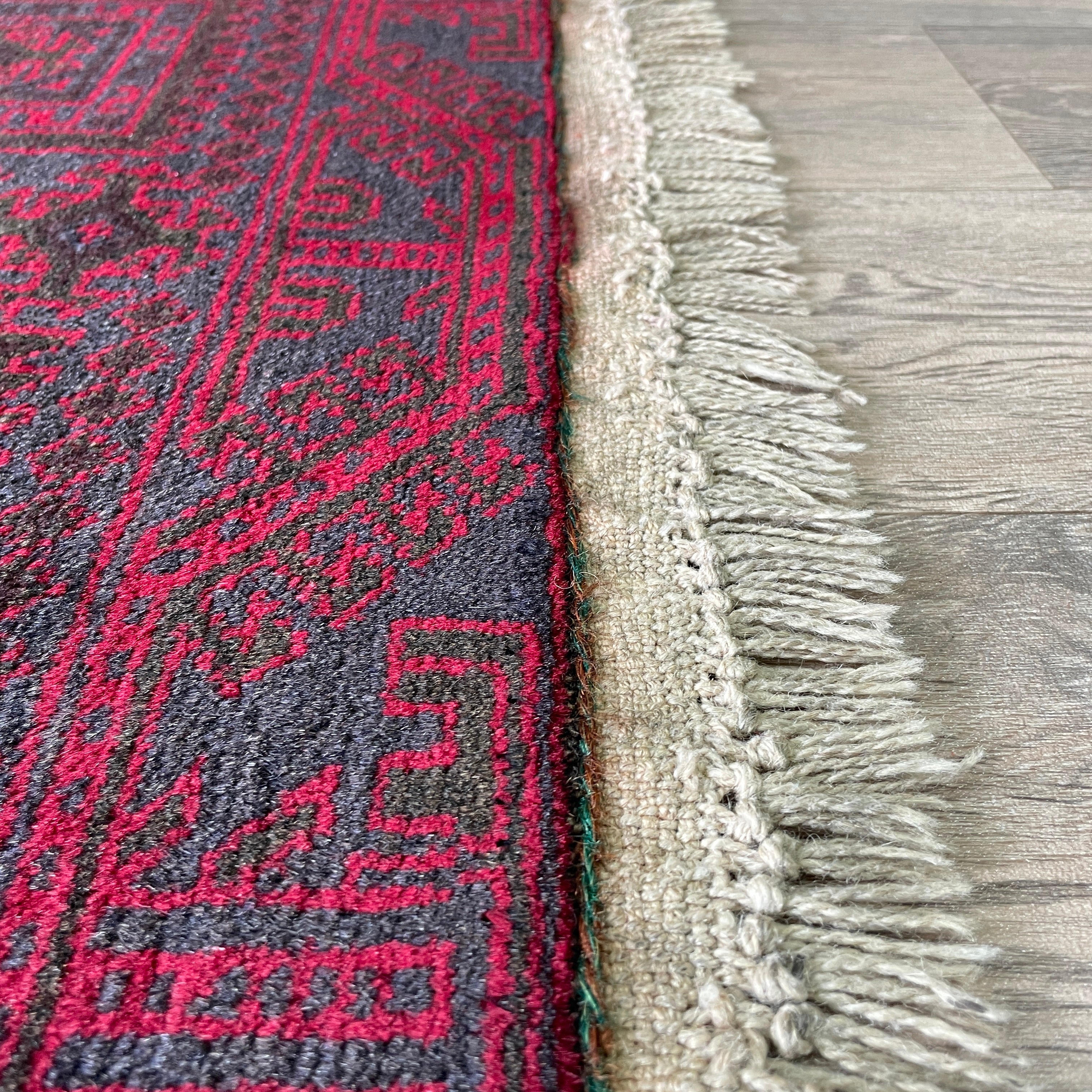 157 x 90 cm | Afghan Herati Baluch Rug (Old 1980) - Khorasan Rugs