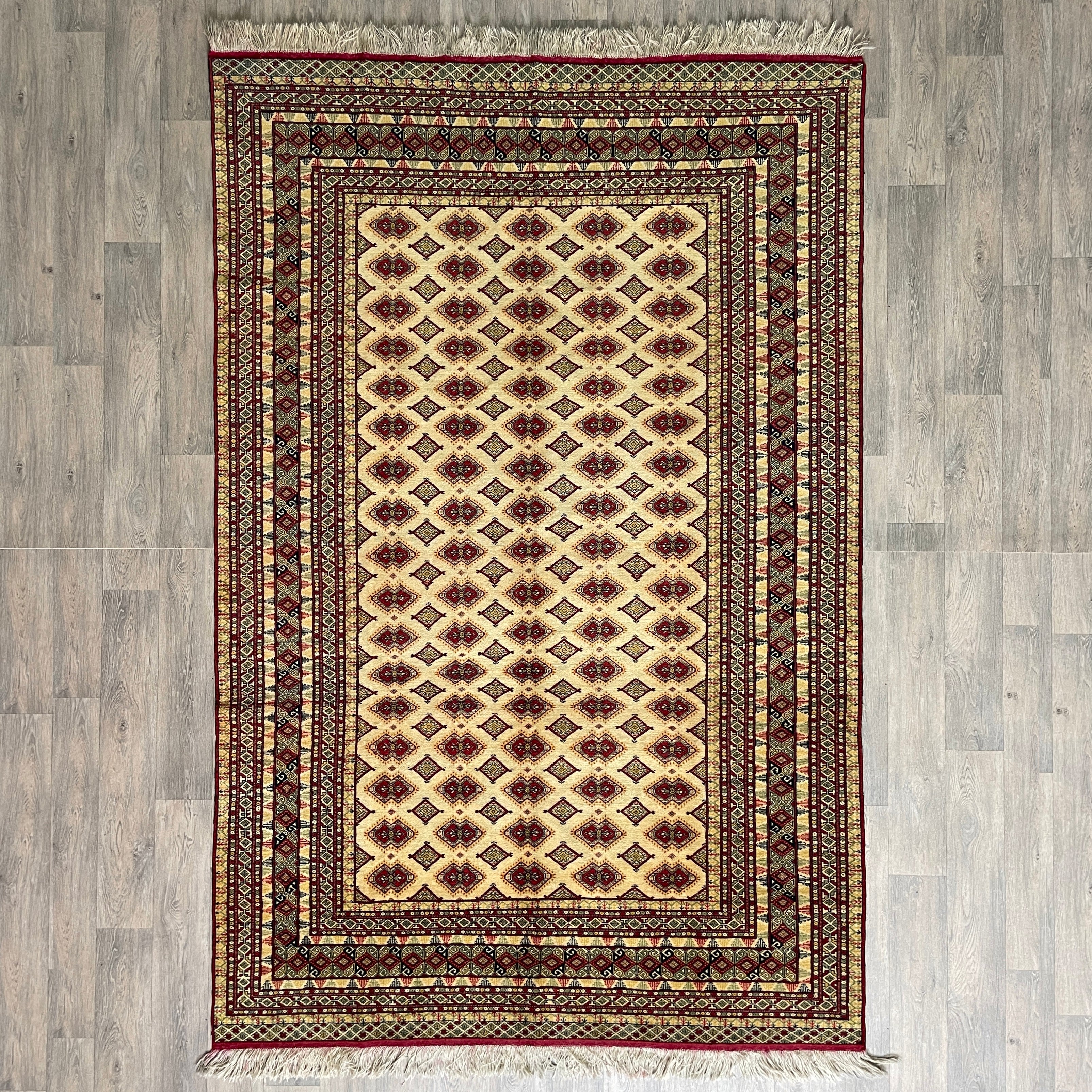 Vintage Afghan Zahir Shah Rug c. 1970