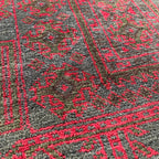 157 x 90 cm | Afghan Herati Baluch Rug (Old 1980) - Khorasan Rugs