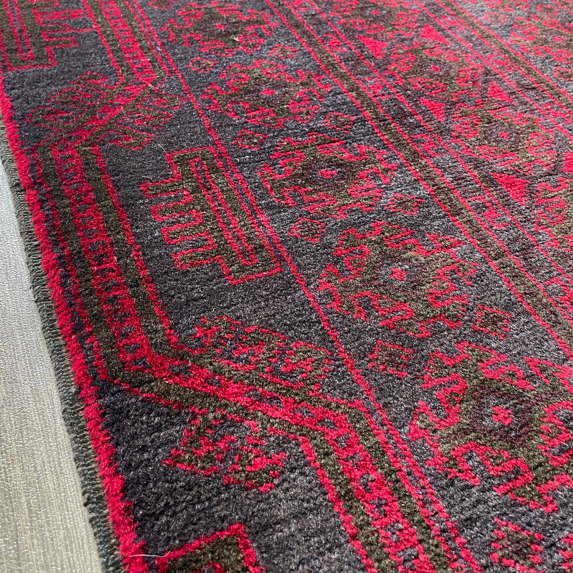 157 x 90 cm | Afghan Herati Baluch Rug (Old 1980)