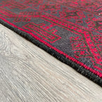 157 x 90 cm | Afghan Herati Baluch Rug (Old 1980) - Khorasan Rugs