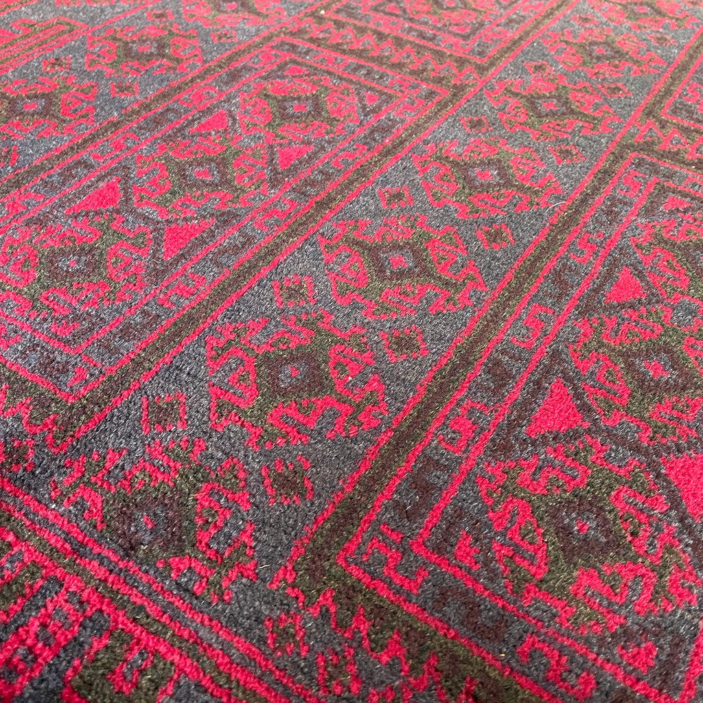 157 x 90 cm | Afghan Herati Baluch Rug (Old 1980) - Khorasan Rugs