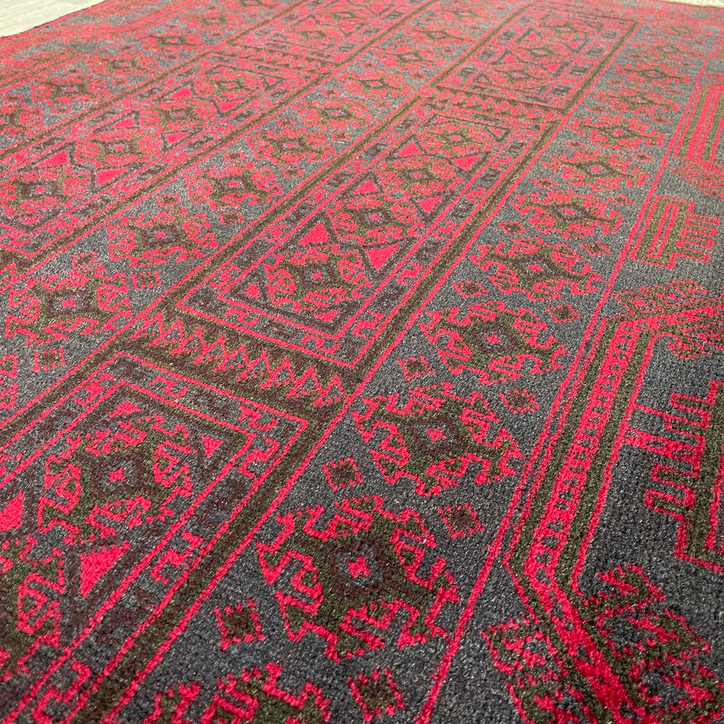 157 x 90 cm | Afghan Herati Baluch Rug (Old 1980) - Khorasan Rugs