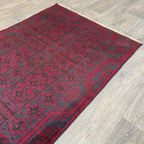 157 x 90 cm | Afghan Herati Baluch Rug (Old 1980) - Khorasan Rugs
