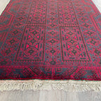 157 x 90 cm | Afghan Herati Baluch Rug (Old 1980) - Khorasan Rugs