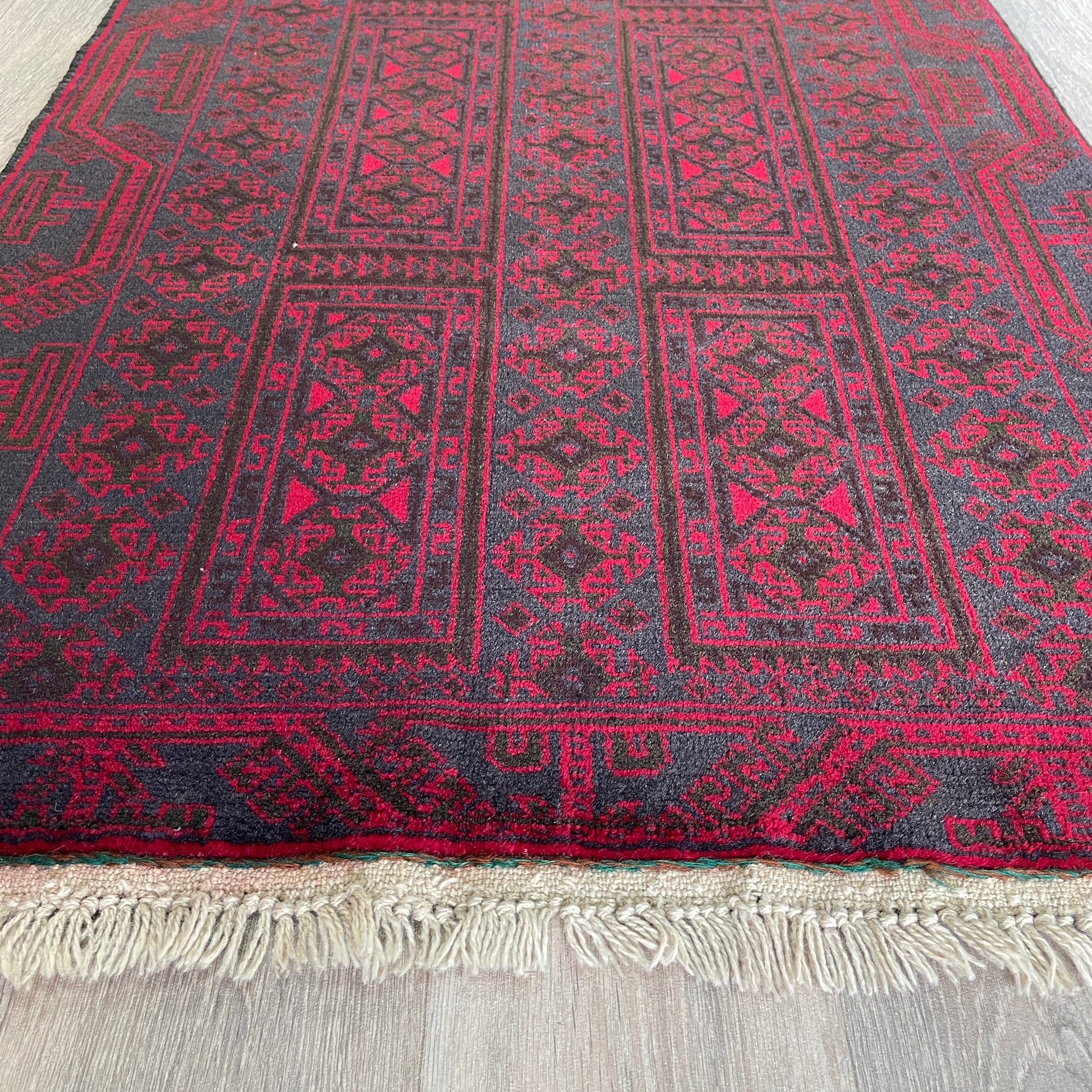 157 x 90 cm | Afghan Herati Baluch Rug (Old 1980)
