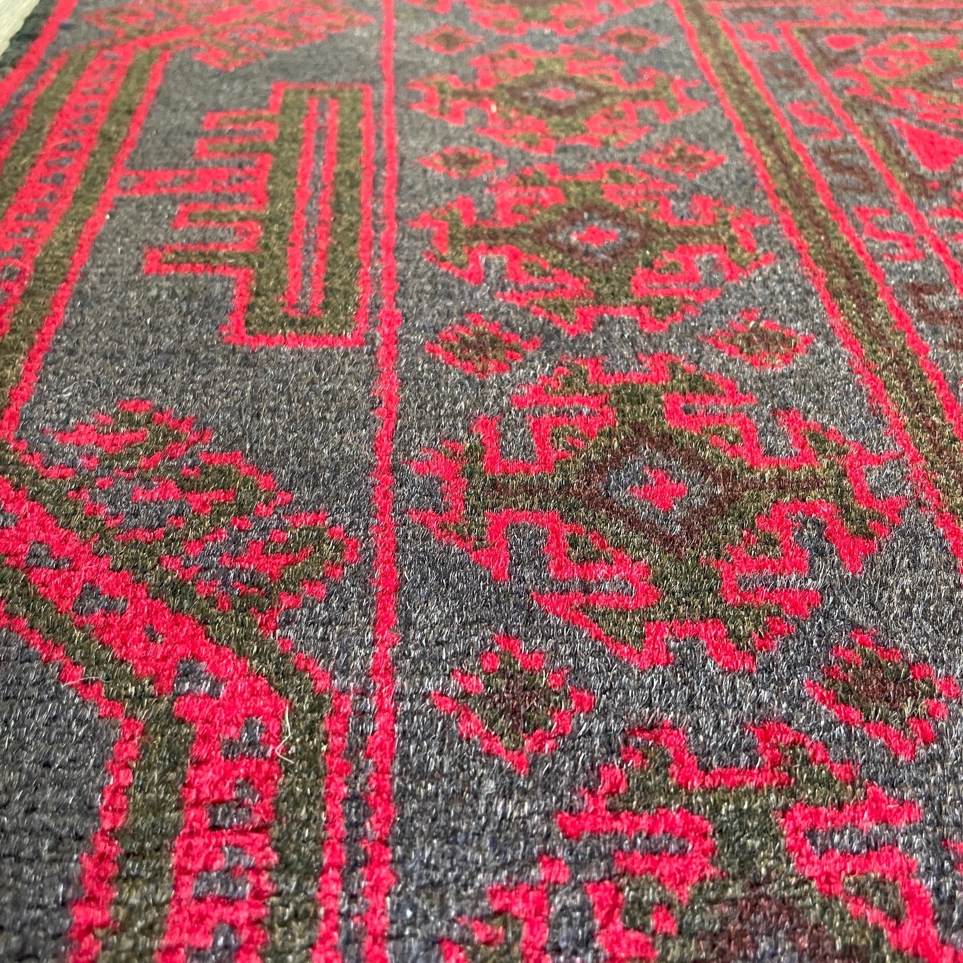 157 x 90 cm | Afghan Herati Baluch Rug (Old 1980)