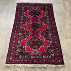 150 x 86 cm | Afghan Herati Baluch Rug (Old 1980) - Khorasan Rugs