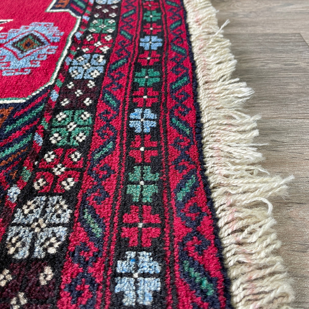 150 x 86 cm | Afghan Herati Baluch Rug (Old 1980)