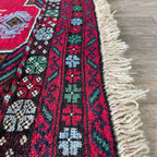 150 x 86 cm | Afghan Herati Baluch Rug (Old 1980) - Khorasan Rugs