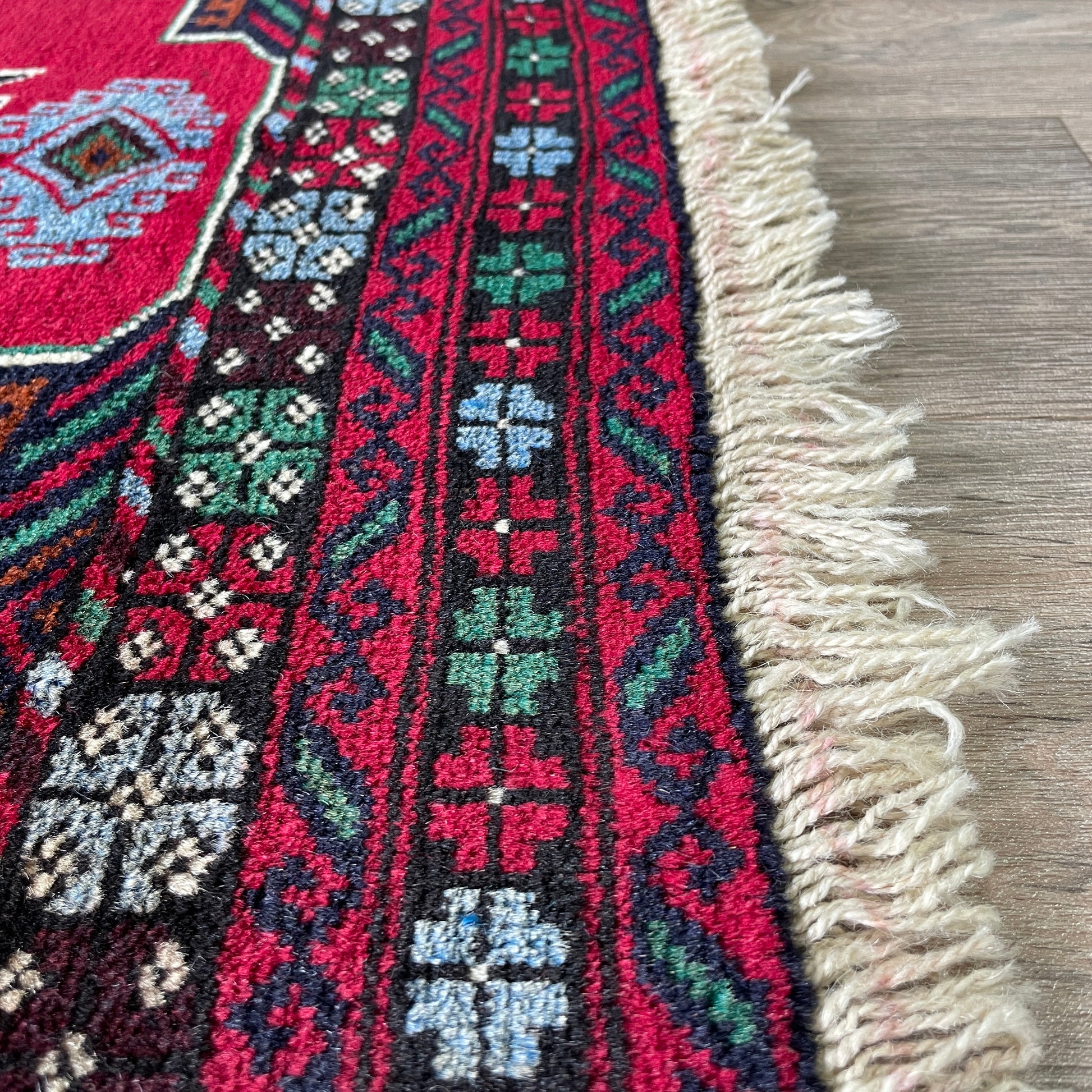 150 x 86 cm | Afghan Herati Baluch Rug (Old 1980)