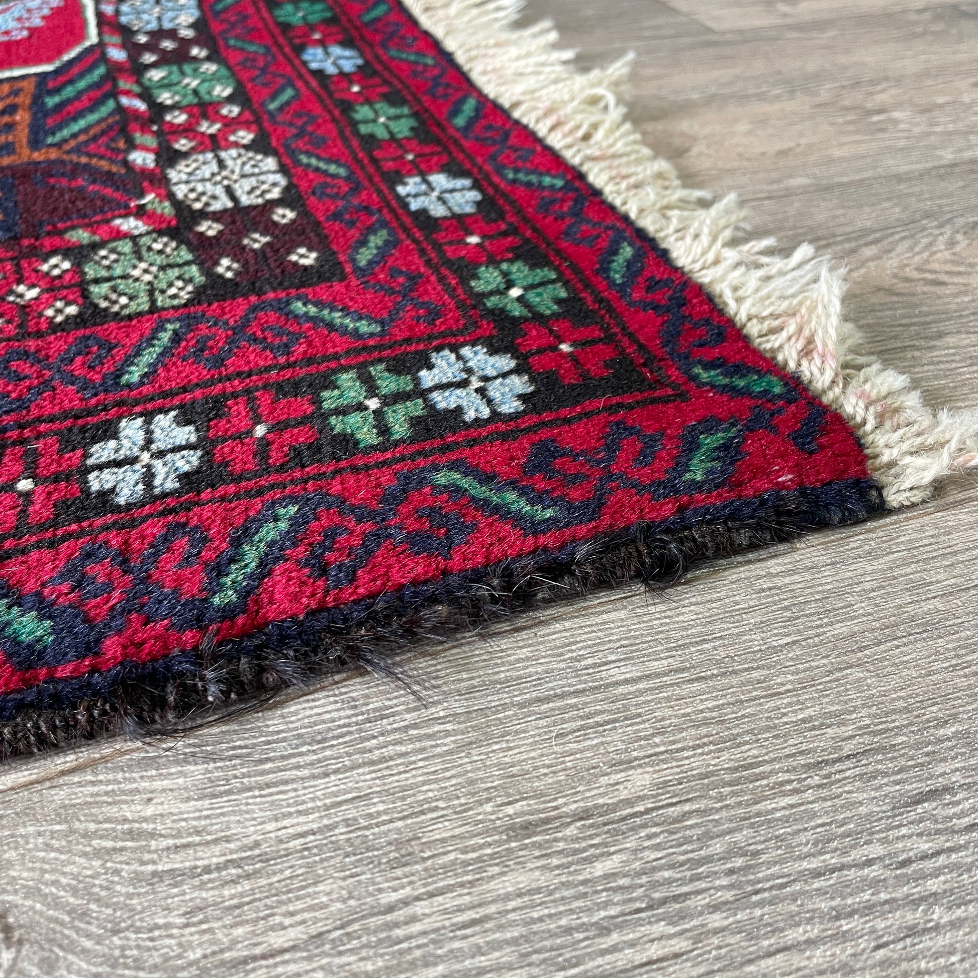 150 x 86 cm | Afghan Herati Baluch Rug (Old 1980)