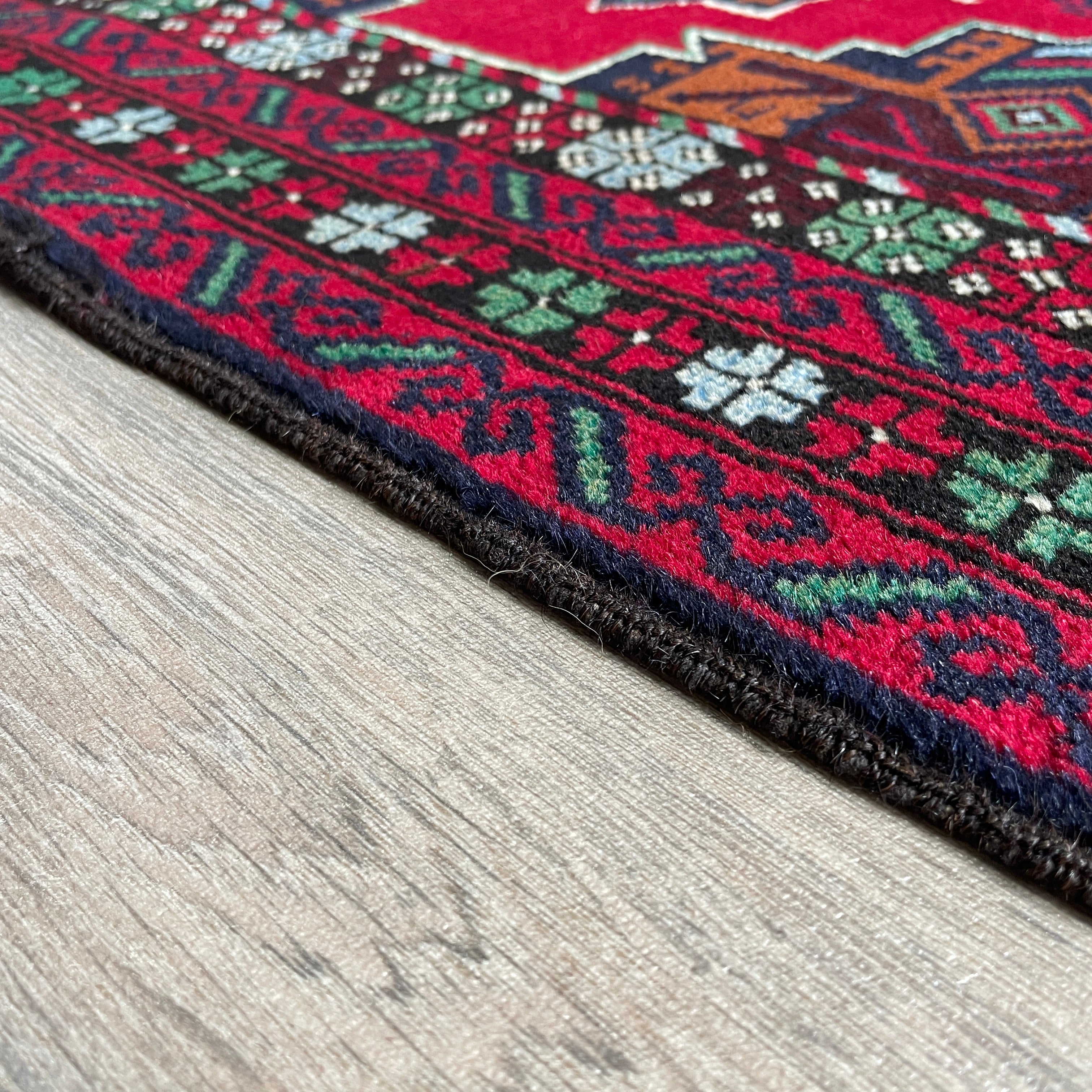 150 x 86 cm | Afghan Herati Baluch Rug (Old 1980) - Khorasan Rugs